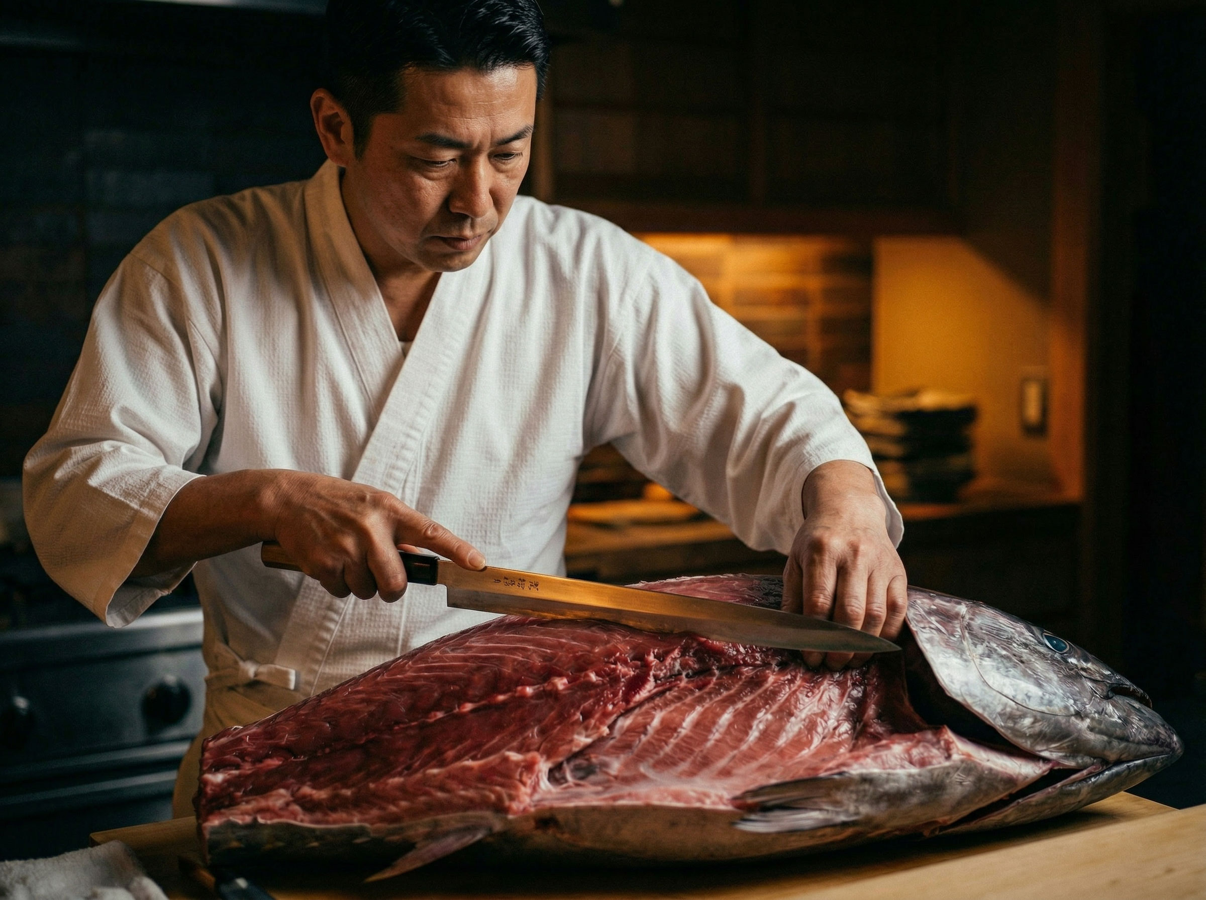 The art of tuna preparation